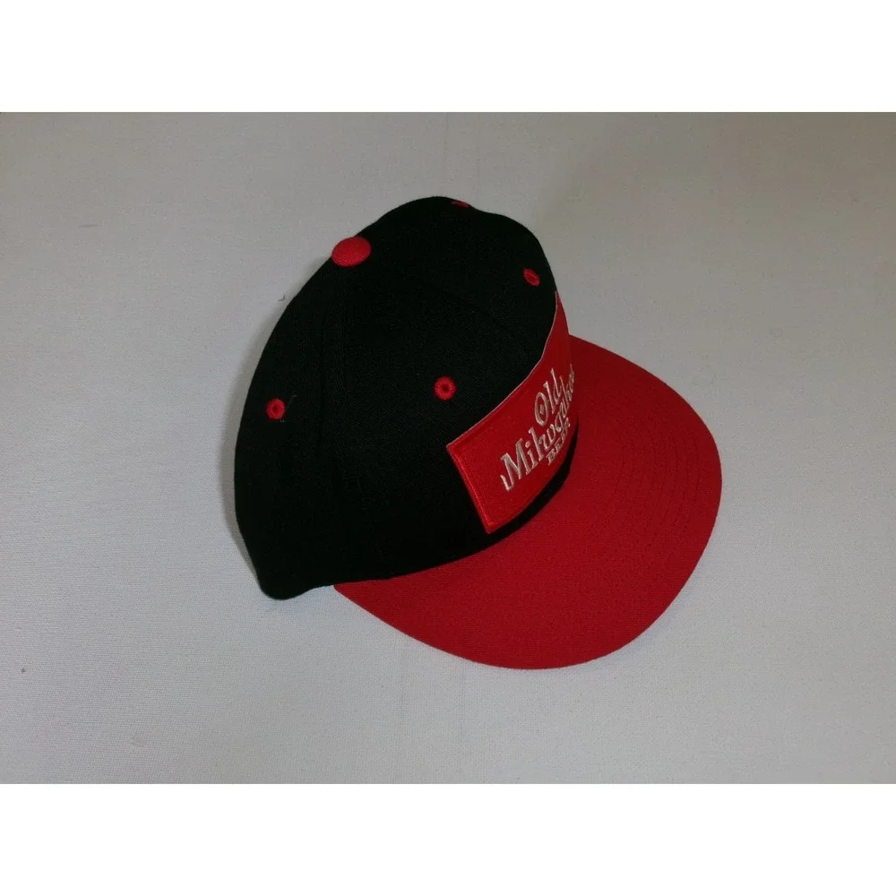 OLD MILWAUKEE L/XL BEER  BEACH GOLF Y2K 00S   HAT CAP VINTAGE J1